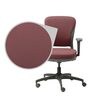 Motion Mid Back Ergonomic Chair in Burnt Russet & Grey Colour