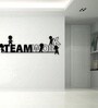 Motivation Quote Team Work Metal Art Office Wall Decor