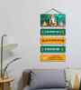 Lord Ganesha Mantra Wooden Wall Hanging