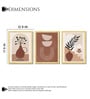 Terracotta Vase & Botanical Wall Art Framed Set of 3