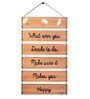 Motivational Quotes Brown MDF Wall Hanging