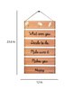 Motivational Quotes Brown MDF Wall Hanging