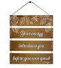 Motivational Quotes Gold MDF Wall Hanging