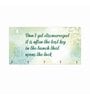 Motivational Quotes Green Finish Mdf Wall Hanging With 5 Hooks Key Holder