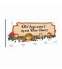 Motivational Quotes Visaya Multicolour Mdf Wall Hanging With 5 Hooks Key Holder