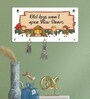 Motivational Quotes Visaya Multicolour Mdf Wall Hanging With 5 Hooks Key Holder