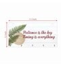 Motivational Quotes Vienna Multicolour Mdf Wall Hanging With 5 Hooks Key Holder