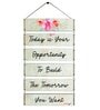 Motivational Quotes Multicolour MDF Wall Hanging