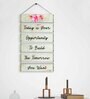 Motivational Quotes Multicolour MDF Wall Hanging