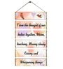 Motivational Quotes Multicolour MDF Wall Hanging