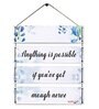 Motivational Quotes Multicolour MDF Wall Hanging