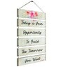 Motivational Quotes Multicolour MDF Wall Hanging