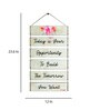 Motivational Quotes Multicolour MDF Wall Hanging
