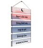 Motivational Quotes Multicolour MDF Wall Hanging