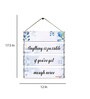 Motivational Quotes Multicolour MDF Wall Hanging