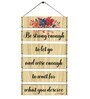 Motivational Quotes Multicolour MDF Wall Hanging