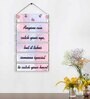 Motivational Quotes Multicolour MDF Wall Hanging