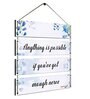 Motivational Quotes Multicolour MDF Wall Hanging