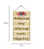 Motivational Quotes Multicolour MDF Wall Hanging
