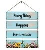Motivational Quotes Multicolour MDF Wall Hanging