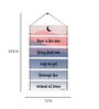 Motivational Quotes Multicolour MDF Wall Hanging