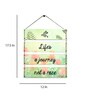 Motivational Quotes Multicolour MDF Wall Hanging