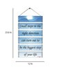 Motivational Quotes Sky Blue MDF Wall Hanging