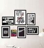 12 Inches Motivational Quotes Wall Synthetic Wood Framed Wall Art Panel