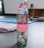 Motivational Sipper Water Bottle with Capacity Markings & Silicone Grip, 700 ml