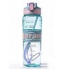 Motivational Sipper Water Bottle with Capacity Markings & Silicone Grip, 700 ml