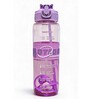 Motivational Sipper Water Bottle with Capacity Markings & Silicone Grip, 700 ml