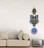 Evil Eye Owl Wooden Wall Hanging