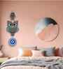 Evil Eye Owl Wooden Wall Hanging