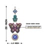 Butterfly Wooden Wall Hanging With Evil Eye Charm