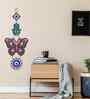 Butterfly Wooden Wall Hanging With Evil Eye Charm