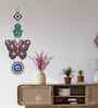 Butterfly Wooden Wall Hanging With Evil Eye Charm