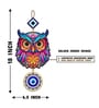 Colorful Owl Wooden Wall Hanging