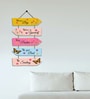 Dream Big Believe In Yourself Stay Positive Do Your Best Be Smiling Wooden Wall Hanging