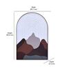 Mountain Arch Brown Engineered Wood Wall Decor