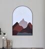 Mountain Arch Brown Engineered Wood Wall Decor