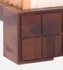 Mourya Queen Size Bed Without Storage In Brown color