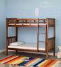 Mourya Wooden Bunk Bed In Brown Finish