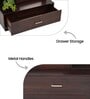 Mourya Wooden Dresser In Brown Finish