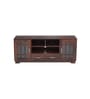 Mourya Wooden TV Unit In Brown Finish