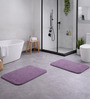 Mouve Absorbent and Quick-Dry Polyester Bath Mats 40x60 cm