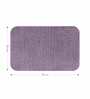 Mouve Absorbent and Quick-Dry Polyester Bath Mats 50x70 cm