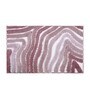 Mouve Polyester 32X20 Inches Anti-Skid  Bath Mat