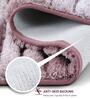 Mouve Polyester 32X20 Inches Anti-Skid  Bath Mat