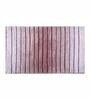 Mouve Polyester 32X20 Inches Anti-Skid  Bath Mat