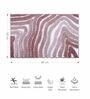 Mouve Polyester 32X20 Inches Anti-Skid  Bath Mat
